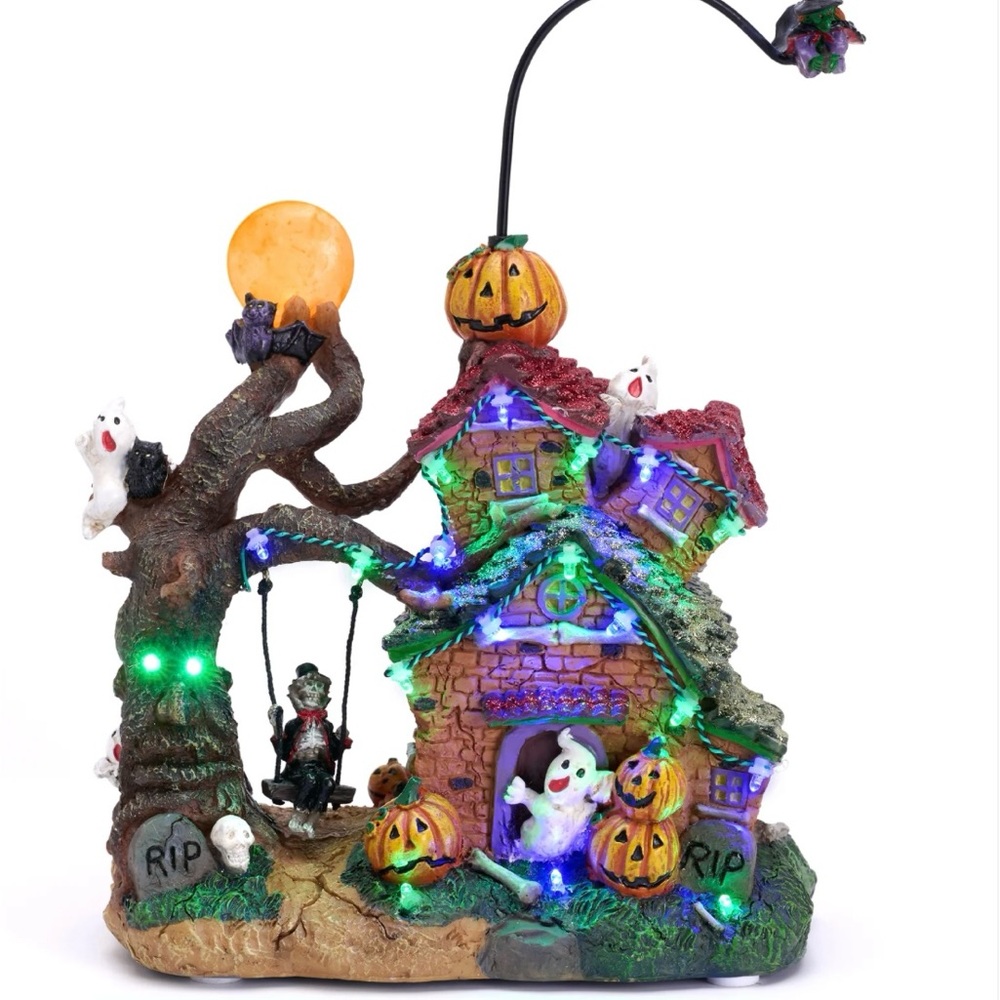 NIB Valery Madelyn Halloween Haunted House LED Decor